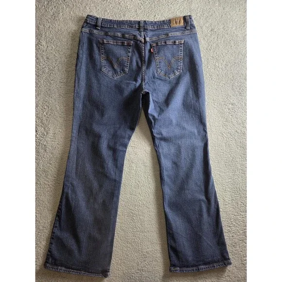 Levi's 515 Jeans Womens 22W Blue Boot Cut Stretch Denim Classic‎ Plus Size - Picture 11 of 12